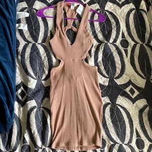 Free People Cut Out Mini Dress NWT